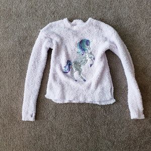 Girl's Unicorn Sweater